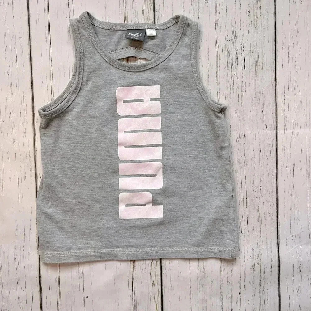 PUMA gray girls tank top Size 5